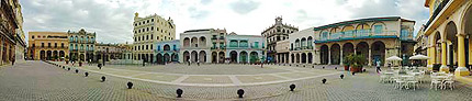 Description: Plaza Vieja in Old Havana.
